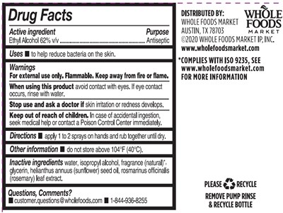 Drug Facts (Hs Bergamot Rain Df (2 Fl Oz))